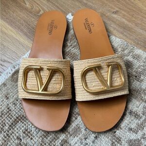 Valentino Garavani Women's VLogo Slide Sandals